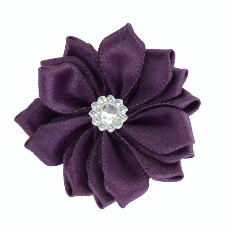 4 Acrylic Flower Kids Headband Hair Clip Accessory
