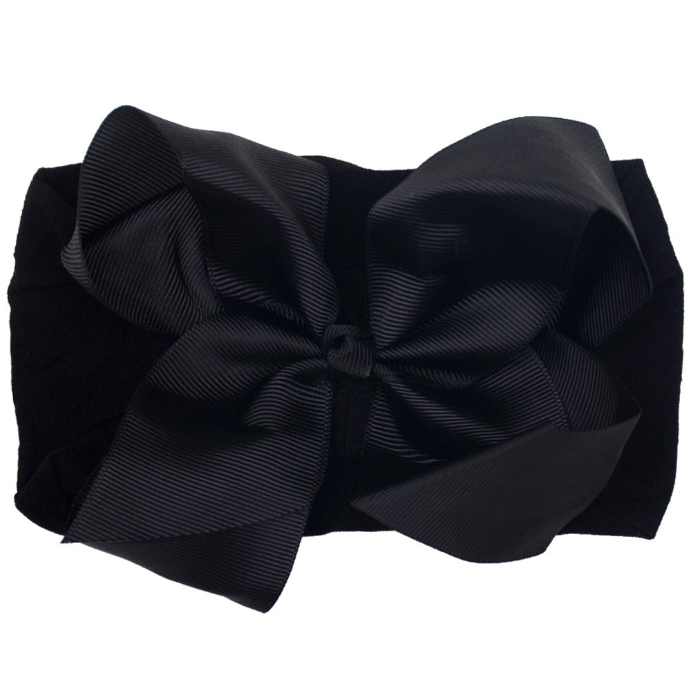 6inch Baby Elastic Hair Band Hair Accessory Minimalist Kids Bow Nylon Headband