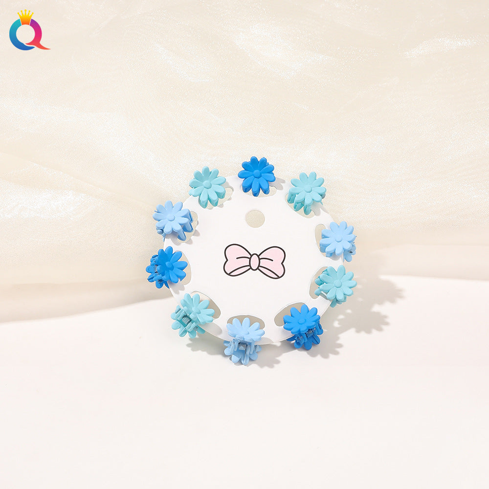 Mini Hair Clip Kids Hair Clip Colorful Braiding Bangs Flyaway Hair Hair Accessory