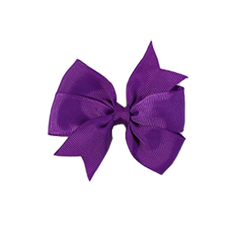Handmade v Bow Hair Clip Hair Accessory Kids Head Accessory