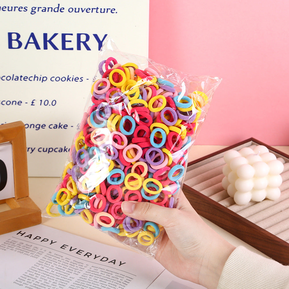 Kids Elastic Band Gentle on Hair Hair Tie Elastic Band Headband Towel Ring Hair Tie Head Accessory