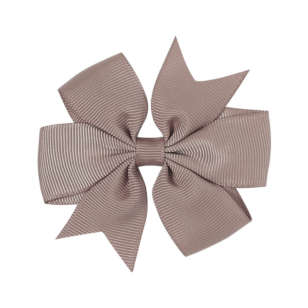Handmade V Bow Hair Clip Hair Accessory Kids Head Accessory 564