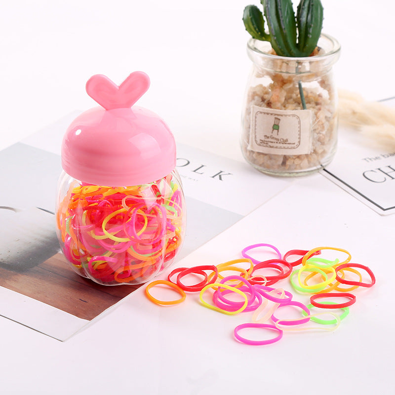 2024 Kids Hair Tie Heart Elastic Band Hair Tie Headband Hair Accessory