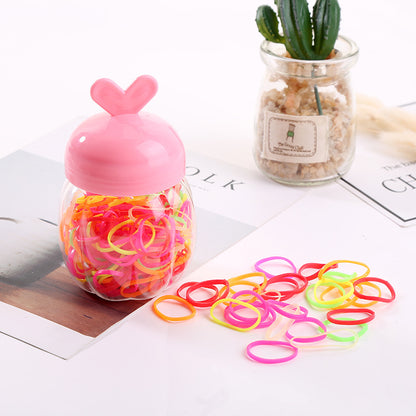 2024 Kids Hair Tie Heart Elastic Band Hair Tie Headband Hair Accessory