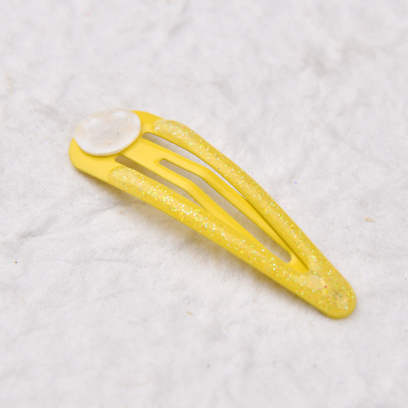 5cm BB Clip Accessory Colorful Kids Hair Clip Side Clip Teardrop Clip