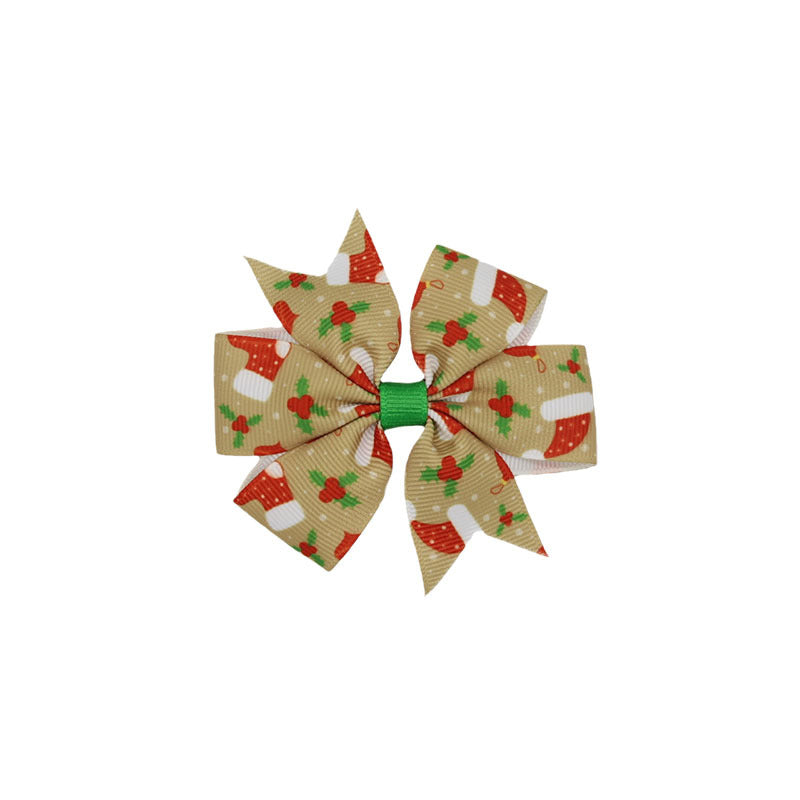 Kids Hair Accessory Bow Hair Clip Cute Girl Hairpin