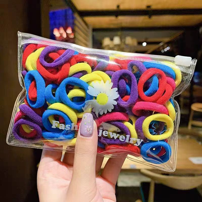 Kids Elastic Band Hair Tie Headband Gentle on Hair Hair Tie Girl Hair Accessory Flyaway Hair Head Accessory