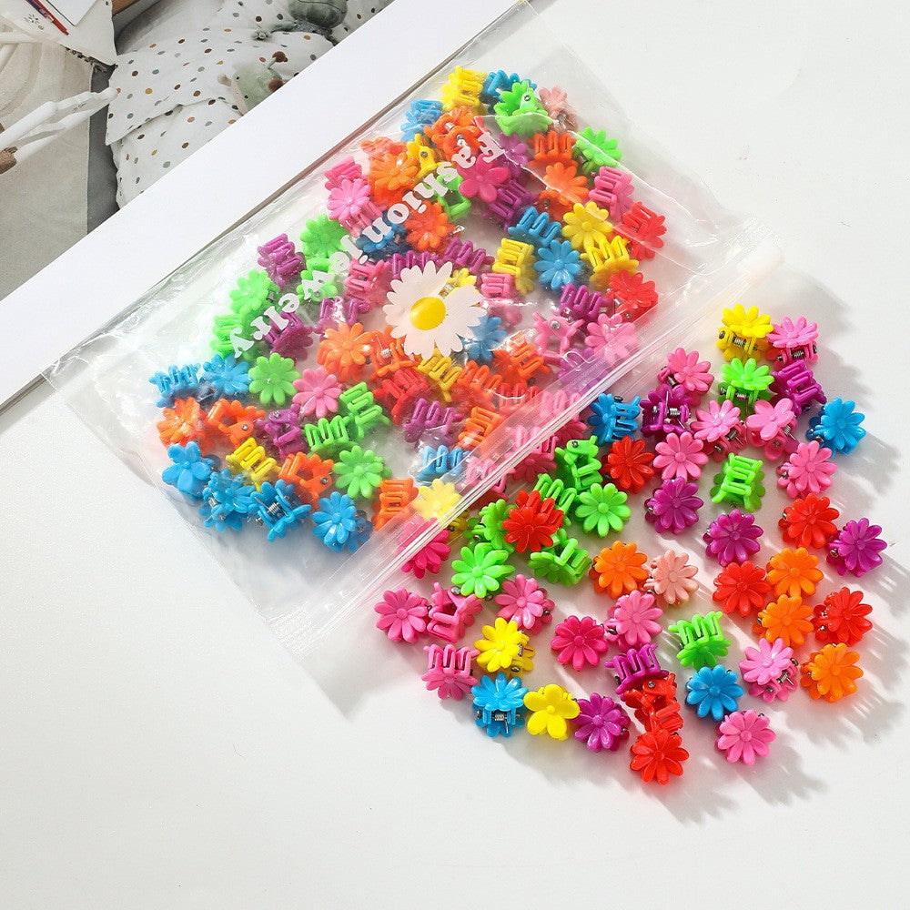 Colorful Kids Hairpin Clip Head Accessory Flyaway Hair Hair Clip Girl Bangs Braiding Mini Hair Clip Hair Accessory