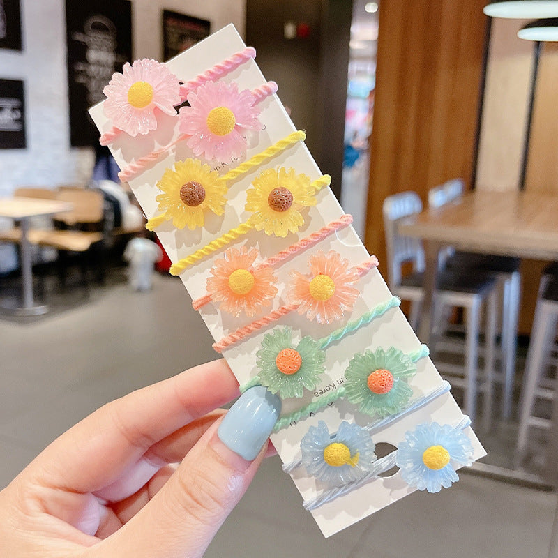 Kids Elastic Band Cute Gentle on Hair Headband Elastic Band Hair Tie