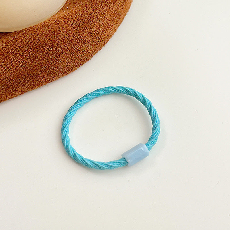 Colorful Kids Elastic Band Gentle on Hair Hair Tie High Elasticity Headband DIY Accessory