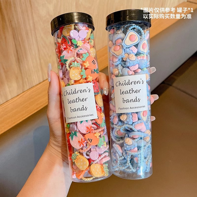 Kids Elastic Band Cute Gentle on Hair Headband Elastic Band Hair Tie