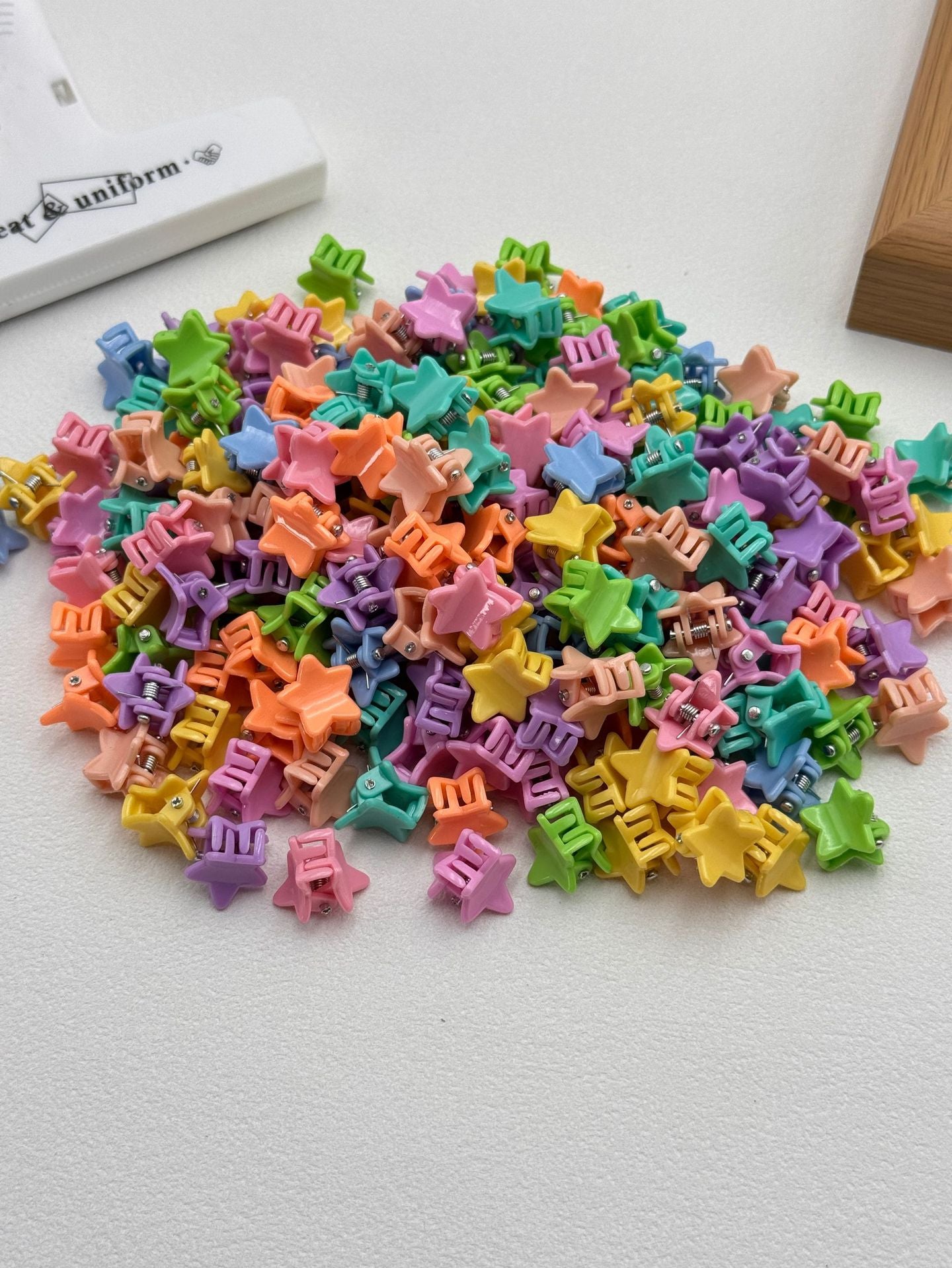 Colorful Kids Hairpin Clip Head Accessory Flyaway Hair Hair Clip Girl Bangs Braiding Mini Hair Clip Hair Accessory