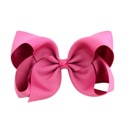 6 Kids Bow Hair Clip Head Accessory 588