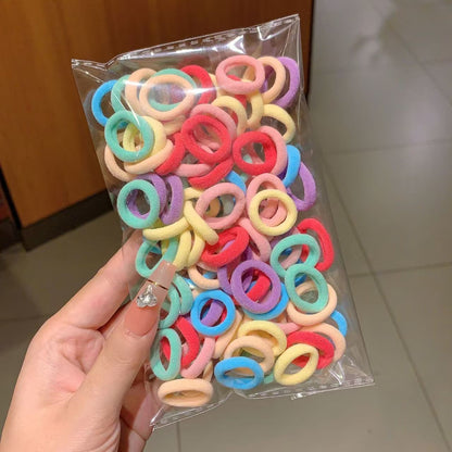 Kids Elastic Band Hair Tie Gentle on Hair Hair Tie