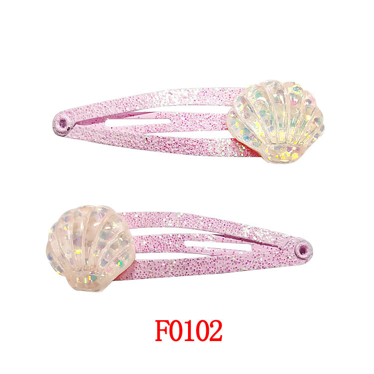 Kids Hair Accessory Cute Cartoon Flyaway Hair Clip Gentle on Hair BB Side Clip