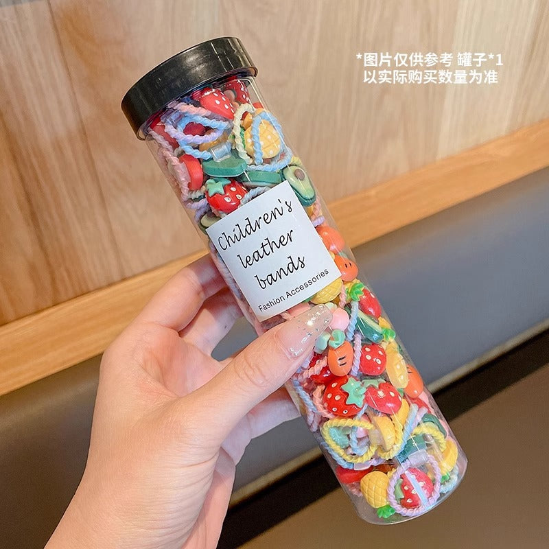 Kids Elastic Band Cute Gentle on Hair Headband Elastic Band Hair Tie