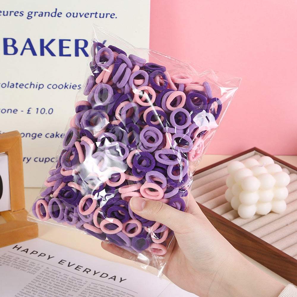 Kids Elastic Band Gentle on Hair Hair Tie Elastic Band Headband Towel Ring Hair Tie Head Accessory