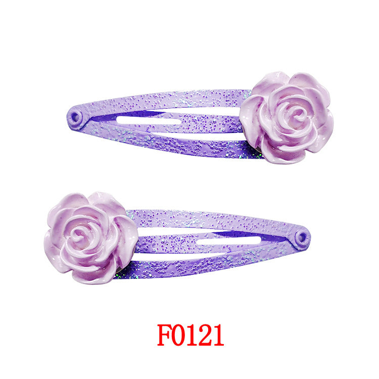 Kids Hair Accessory Cute Cartoon Flyaway Hair Clip Gentle on Hair BB Side Clip