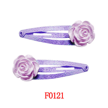 Kids Hair Accessory Cute Cartoon Flyaway Hair Clip Gentle on Hair BB Side Clip