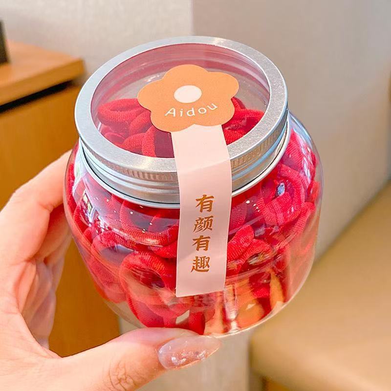 Kids Elastic Band High Elasticity Hair Tie Gentle on Hair Girl Elastic Band 100