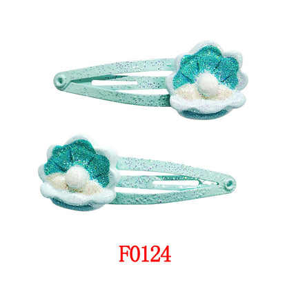 Kids Hair Accessory Cute Cartoon Flyaway Hair Clip Gentle on Hair BB Side Clip