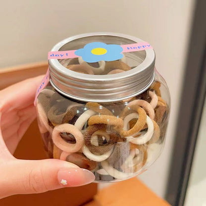 Kids Elastic Band High Elasticity Hair Tie Gentle on Hair Girl Elastic Band 100