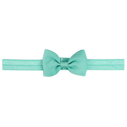 644 Kids Bow Hair Band Small Bow Elastic Headband