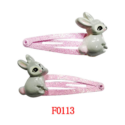 Kids Hair Accessory Cute Cartoon Flyaway Hair Clip Gentle on Hair BB Side Clip