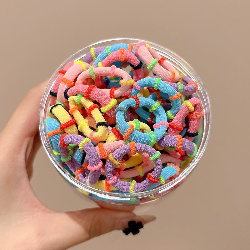 Kids Elastic Band Cute Gentle on Hair Headband Elastic Band Hair Tie