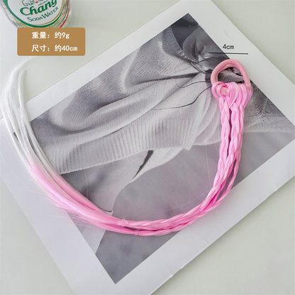 Head Accessory Kids Hair Accessory Colorful Braiding Hair Tie