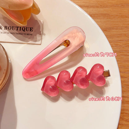 Bangs Clip Kids Flyaway Hair Head Accessory Cute Star