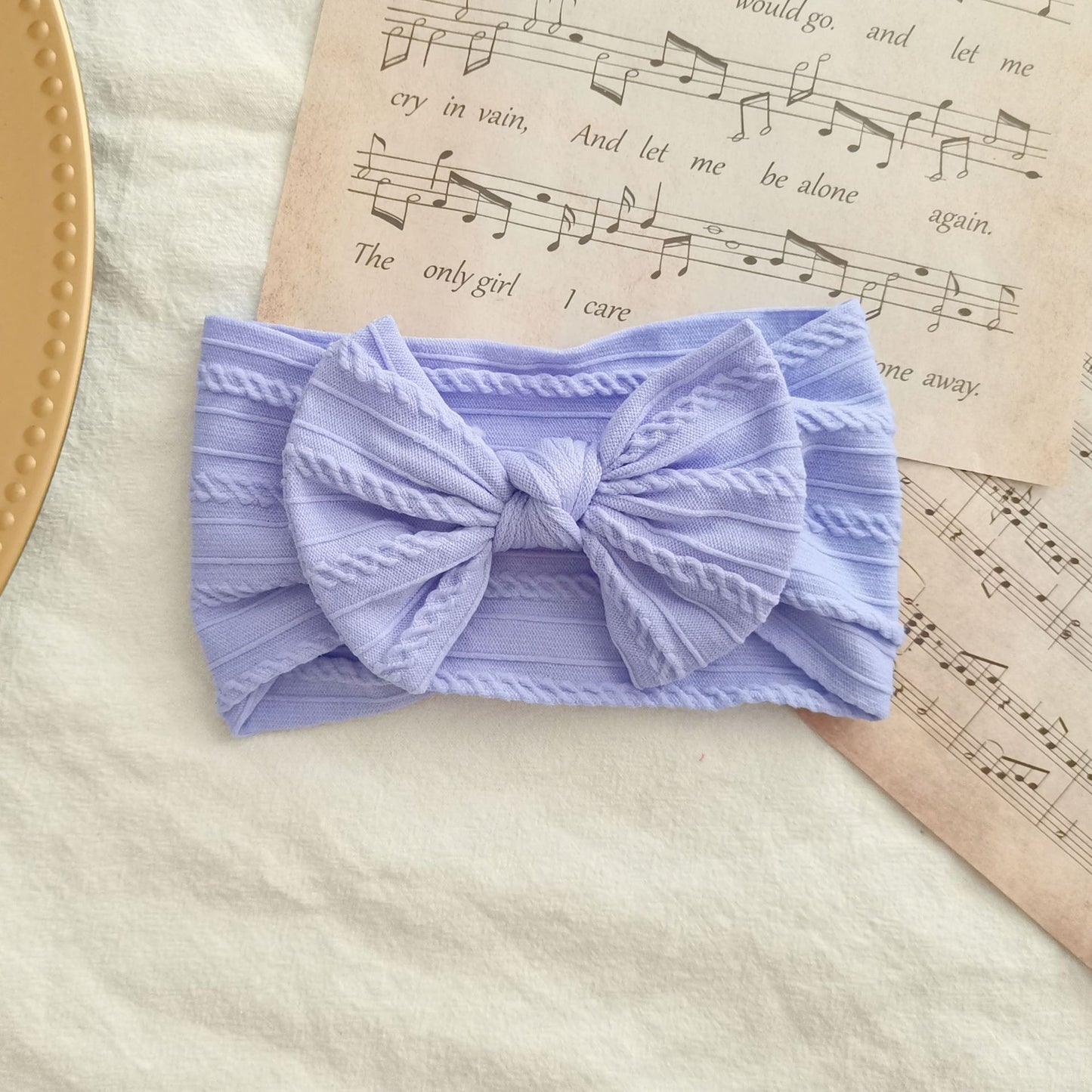 Elastic Nylon Hair Band Bow Baby Head Accessory Hair Accessory