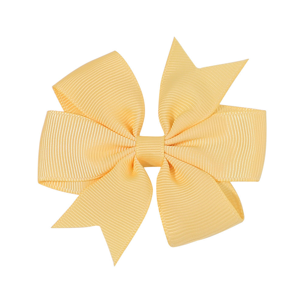 Handmade V Bow Hair Clip Hair Accessory Kids Head Accessory 564