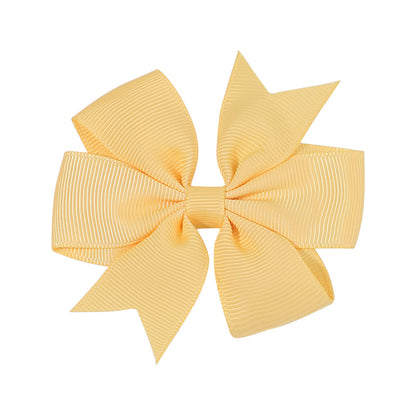 Handmade V Bow Hair Clip Hair Accessory Kids Head Accessory 564