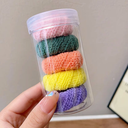 Kids Elastic Band Cute Gentle on Hair Headband Elastic Band Hair Tie