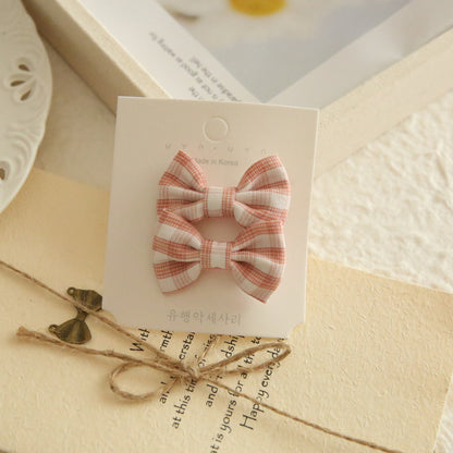 A172 Kids Head Accessory Hair Accessory INS Bow Hair Clip 1