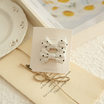 A172 Kids Head Accessory Hair Accessory INS Bow Hair Clip 1