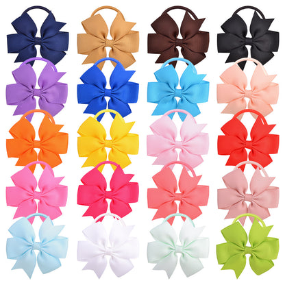 Kids Hair Accessory Bow Elastic Band Hair Tie 20V Hair Tie 2094