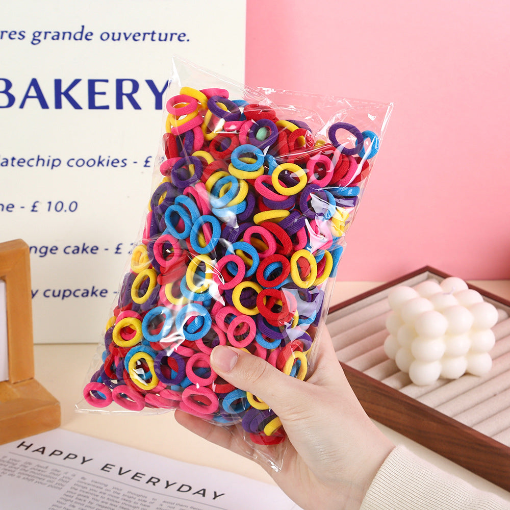 Kids Elastic Band Gentle on Hair Hair Tie Elastic Band Headband Towel Ring Hair Tie Head Accessory