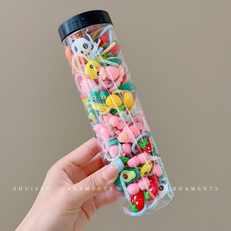 Kids Elastic Band Cute Gentle on Hair Headband Elastic Band Hair Tie