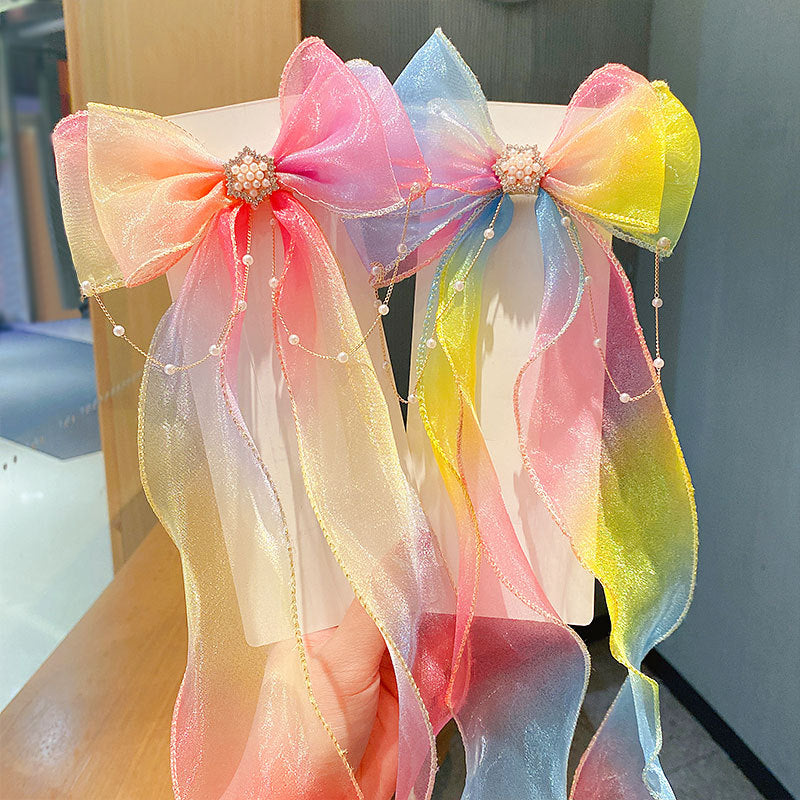 Kids Hair Band Girl Bow Braiding Hair Clip Head Accessory Hairpin Hair Accessory