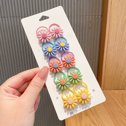 Kids Elastic Band Cute Gentle on Hair Headband Elastic Band Hair Tie