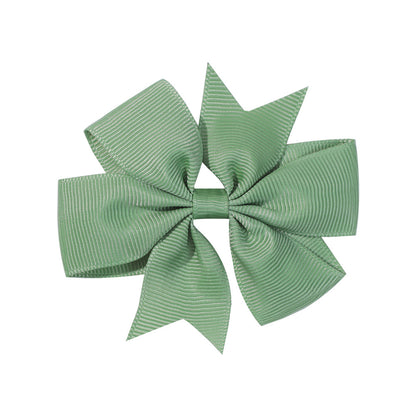 Handmade V Bow Hair Clip Hair Accessory Kids Head Accessory 564