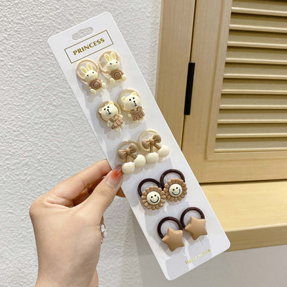 Kids Elastic Band Cute Gentle on Hair Headband Elastic Band Hair Tie