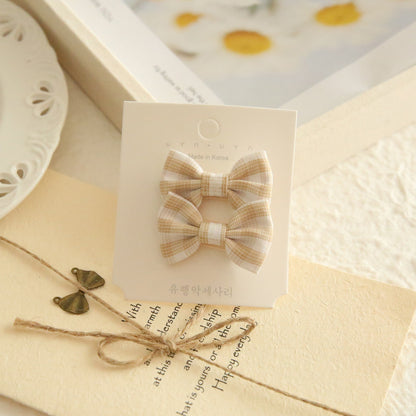 A172 Kids Head Accessory Hair Accessory INS Bow Hair Clip 1