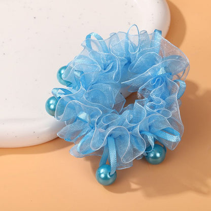 Kids Hair Accessory Cute Girl Hair Tie Flower Headband Elastic Band