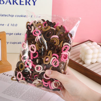 Kids Elastic Band Gentle on Hair Hair Tie Elastic Band Headband Towel Ring Hair Tie Head Accessory