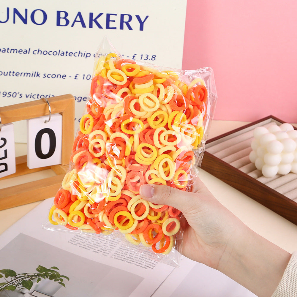 Kids Elastic Band Gentle on Hair Hair Tie Elastic Band Headband Towel Ring Hair Tie Head Accessory