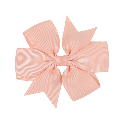 Handmade V Bow Hair Clip Hair Accessory Kids Head Accessory 564