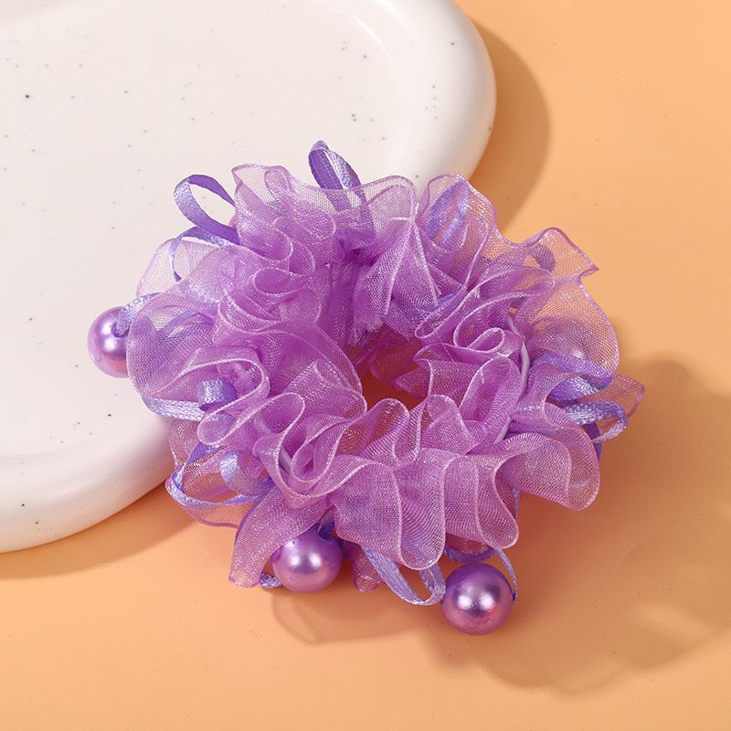 Kids Hair Accessory Cute Girl Hair Tie Flower Headband Elastic Band